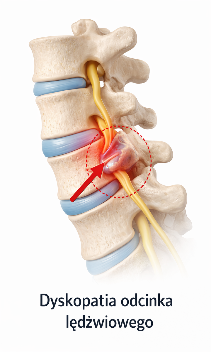 Dyskopatia – ilustracja anatomiczna kręgosłupa (Katowice).png